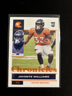 2021 Panini Chronicles - Javonte Williams #31 Orange (RC) - Image 1 of 2