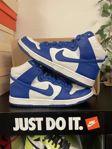 Nike SB Dunk High Pro ISO Men’s Size 11.5 Varsity Royal Blue - Picture 1 of 9