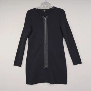 Talbots schwarze Strickjacke Pullover SP Small Petite lang Reißverschluss - Bild 1 von 9