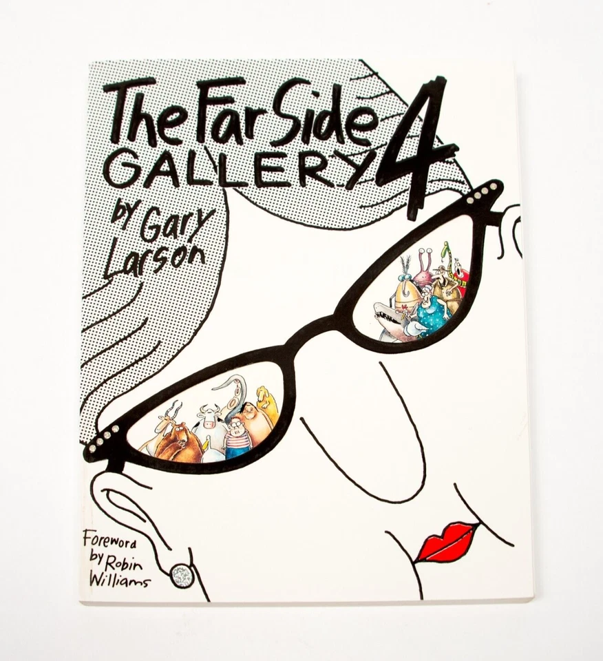 The Far Side Gallery 4 , Gary Larson, Foreword Robin Williams, Paperback 1994 - image 1 of 4