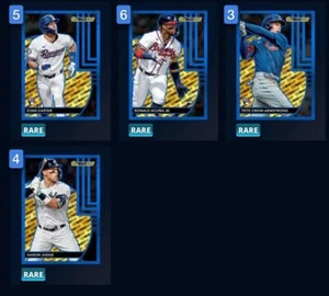 Topps Bunt DIGITAL Black Gold RARE 4er Set | Evan Carter, Acuna, PCA, Judge - Bild 1 von 1