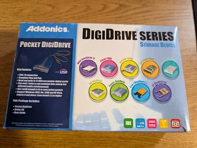 Addonics AEPDMD4 USB 2.0 CF-1, CF-2,SM Hard Drive Pocket Ultra DigiDrive - Image 1 of 2