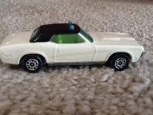 Corgi Juniors 3” MERCURY COUGAR XR7 White POLICE SHERIFF Diecast CAR Whizzwheels - Picture 1 of 6