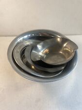 Lot Of  Various Pewter Bowls Some Vintage Pieces  Four Bowls In All