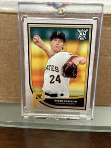 2018 TOPPS VAULT TYLER GLASNOW BIG LEAGUE BLANK BACK COA PIRATES 1/1 - Picture 1 of 4