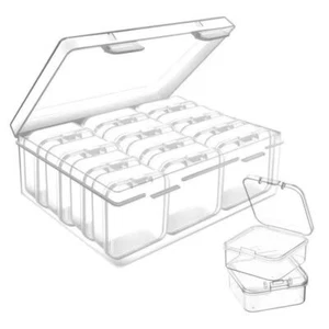 Large Capacity Jewelry Box Point Diamond Storage Box  Beads - Afbeelding 1 van 9