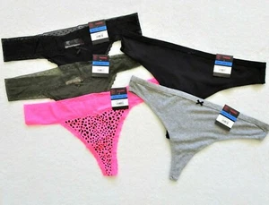 Thong Underwear Panties Women's Plus Size 3X Lot of 5 PAIR - Picture 1 of 6