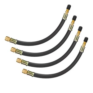 4 PCS Valve Stem Extenders, 8.25 Inch Flexible Extension Tire Valve Adaptor, ... - Picture 1 of 6