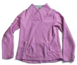 Athletic Works Girls Pullover Sweater Long Sleeve V-Neck Pink Size M(7-8) G001 - Picture 1 of 3