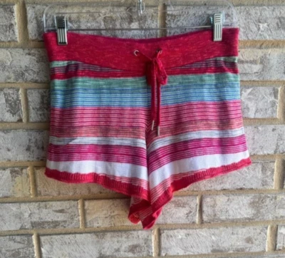 Daily Practice Anthropologie Maldives Stripe Knit Shorts Women's Size S - Image 1 of 4