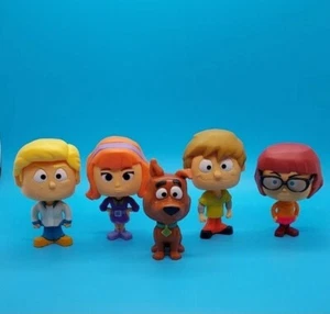 SCOOBY-DOO BOBBLEHEADS • McDonald's Hanna-Barbera Toys Set Of 5 Loose Happy Meal - Picture 1 of 9