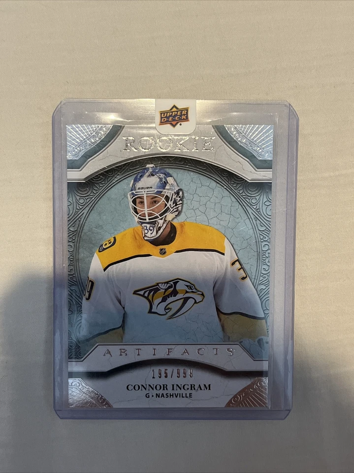 20-21 UD Artifacts Nashville Predators Connor Ingram Rookie /999 - Image 1 of 1