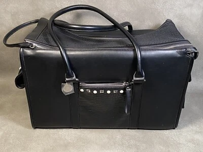 Transportador de mascotas de cuero de lujo BV BonVivant Sashi Foto 1 de 4