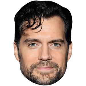 Henry Cavill (Black Hair) Celebrity Mask, Flat Card Face - Picture 1 of 5