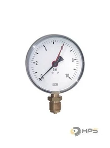 WIKA Vakumm oder Manometer Anschluss unten 1/2 Zoll Ø80mm, Ø100mm, Ø160mm Wasser - Bild 1 von 1