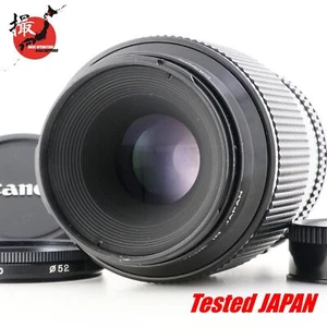 [N MINT w/ Soft filter] Canon New FD NFD 100mm f/4 Macro Telephoto MF Lens JAPAN - Picture 1 of 16