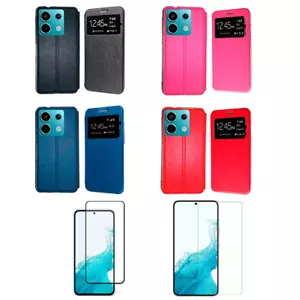 Funda Para Xiaomi Redmi Note 13 Pro 4G Libro Ventana + Protector Cristal 5D o 9H - Imagen 1 de 15