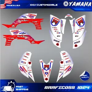 Graphics for 2003-2008 Yamaha YFZ450 YFZ 450 ATV decals stickers Red - Picture 1 of 11