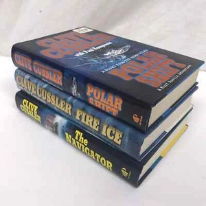 Lot of 3 Clive Cussler Hardcover Books Kurt Austin Adventure NUMA Files Novels - Picture 1 of 3