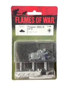 FLAMES OF WAR WORLD WAR II MINIATURES - PANZER 38(T) B or C - GERMAN - GE022 - Picture 1 of 1