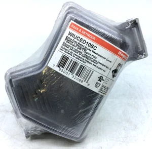 Pass & Seymour 1-Gang flache extra robuste wetterfeste Abdeckung WIUCED10SC - Bild 1 von 5