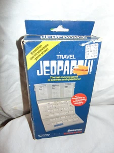 Vintage Travel Jeopardy! Pressman Games To Go 1990 - Picture 1 of 7