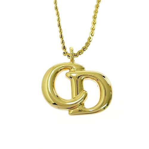 Collana donna Christian Dior placcata oro logo CD oro 430310