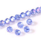 Perles rondes en verre cristal à faire soi-même 100 pc4 mm perles d'espacement bleu ciel pour bracelet bijoux