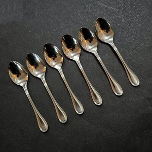 Wilkens Oxford 6 cucharaditas / cucharas de café espresso, 11 cm, acero inoxidable - 18/8, 2 x delante - Imagen 1 de 4