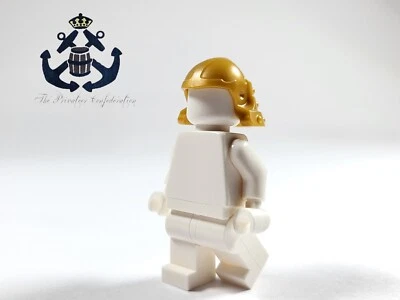 Lego Ninjago Minifigura Pérola Ouro Capacete Ninja/Samurai 86185 Para Lloyd Oni - Imagem 1 de 2
