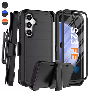 For Samsung Galaxy S23 FE 5G Case Shockproof Clip Cover Fits Otterbox Defender - Picture 1 of 44