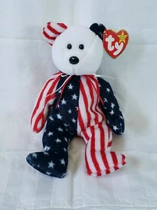 TY BEANIE BABY *1999 SPANGLE WHITE FACE* RARE - Picture 1 of 2