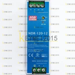1 PIEZA NUEVA Fuente de alimentación conmutada Mean Well NDR-120-12 120W 12V 10A - Imagen 1 de 2