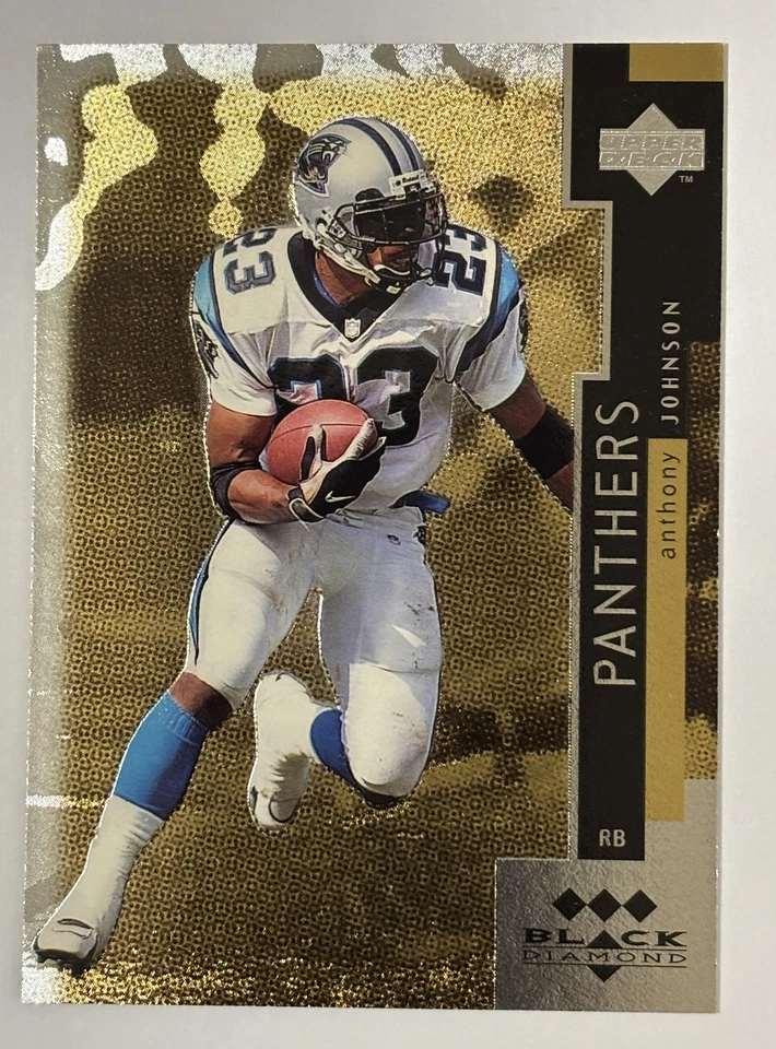 Anthony Johnson 1998 Upper Deck Black Diamond Triple #72 - Carolina Panthers - Image 1 of 2