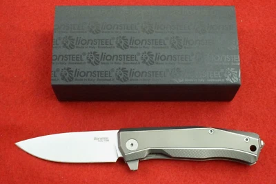LIONSTEEL MTO1 GY MYTO GRAY TITANIUM FRAME LOCK M390 KNIFE, NEW IN BOX - Image 1 of 4