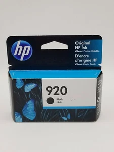Cartucho de tinta original HP 920, negro (CD971AN) caducidad: 9/2022 ENVÍO GRATUITO - Imagen 1 de 4