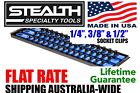 STEALTH 3 x 18" Rails Twist Lock Socket Tray Organiser Made USA Multi ERNST Rack