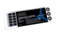 REPLACEMENT STICKERS for STAR WARS Set 10212 75094 IMPERIAL SHUTTLE ,MODELS,ETC
