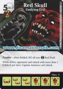 Red Skull Undying Evil #140 - Age of Ultron - Marvel Dice Masters - Picture 1 of 1