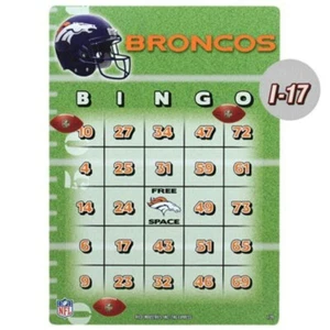 NFL Denver Broncos Bingo Game - Picture 1 of 1