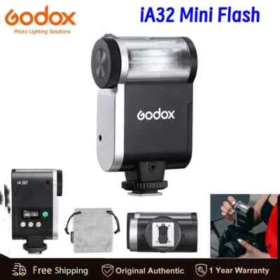 Godox iA32 Mini Flash Speedlight for Canon Sony Fuji Nikon Panasonic Olympus - Image 1 of 4