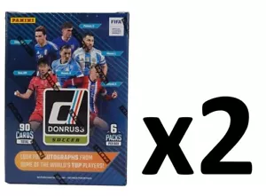 2024-25 Panini Donruss Calcio HOBBY BLASTER Lotto di 2 scatole SIGILLATE! CUBI ROSA - Foto 1 di 1
