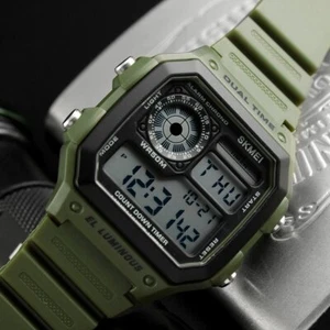 SYNOKE Mens Digital Watch Waterproof Multifunction Casual Wristwatch Sports Gift - Picture 1 of 35