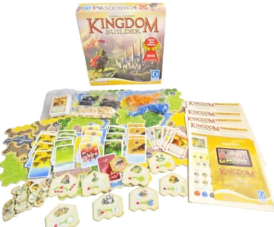 KINGDOM BUILDER Strategy Board Game QUEEN GAMES COMPLETE Very Good 5 Languages - Image 1 of 4