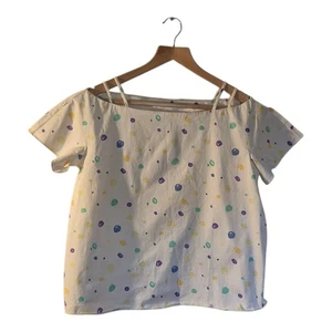 Vika Gazinskaya X & Other Stories Top Strappy Size EUR 36 UK 8 Polka Dot White - Picture 1 of 6