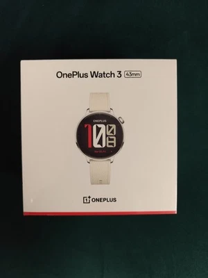 OnePlus Watch 3 - 43mm - Silver Steel - NEW SEALED Free Shipping - Image 1 of 2