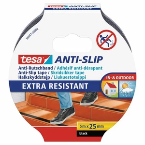 10x tesa Anti-Rutschband, schwarz, 5m x 25mm - Bild 1 von 8