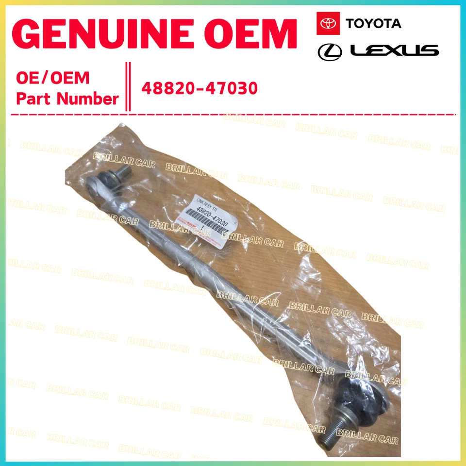 Barra estabilizadora delantera genuina Toyota Prius V 2012-17 48820-47030 JDM nueva Foto 1 de 1