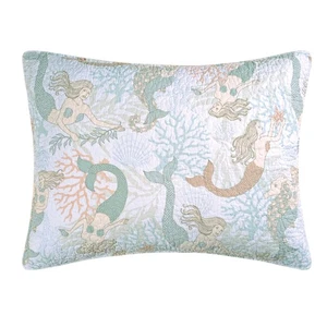 Finta cuscino design conchiglia corallo sirena echi mistici 20" x 26" - Foto 1 di 3
