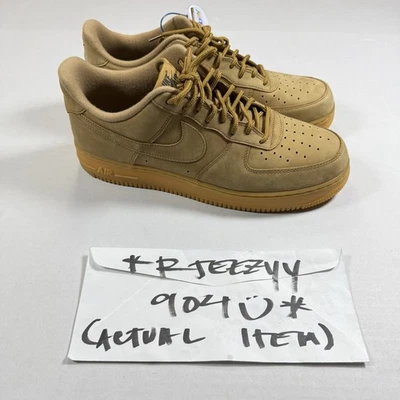 男式尺码 11 | 耐克 Air Force 1 2017 低亚麻鞋 AA4061-200 小麦 — 第 1/4 张图片